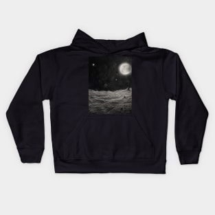 Cosmic Canvas: Whimsical Art Prints Featuring Abstract Landscapes, Galactic Wonders, and Nature-Inspired Delights for a Modern Space Adventure! Kids Hoodie